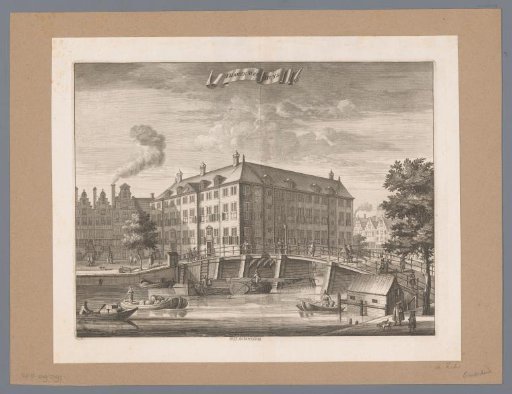 View of the Diaconieweeshuis in Amsterdam