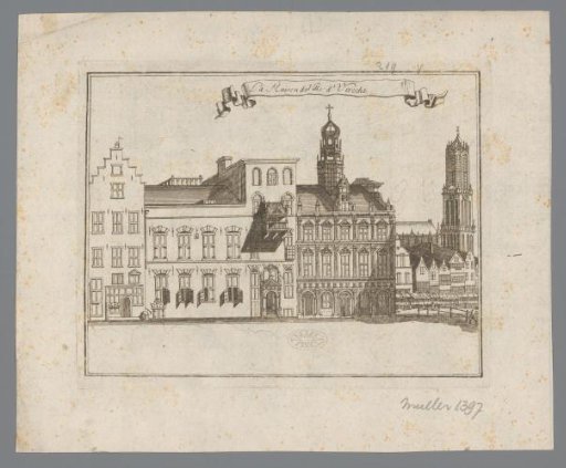 View of the Town Hall in Utrecht
