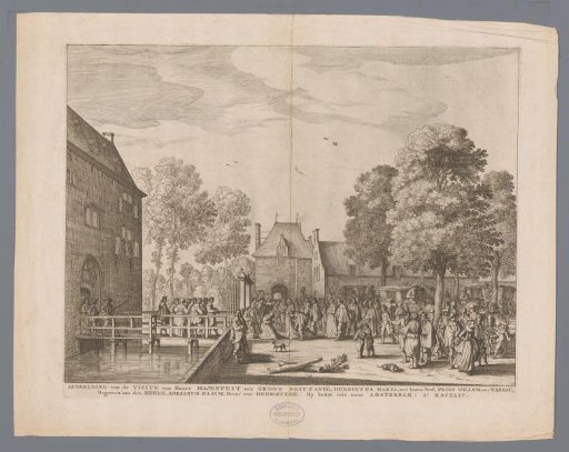 Visit of Queen Henrietta Maria to Adriaen Pauw at Slot Heemstede, 1642