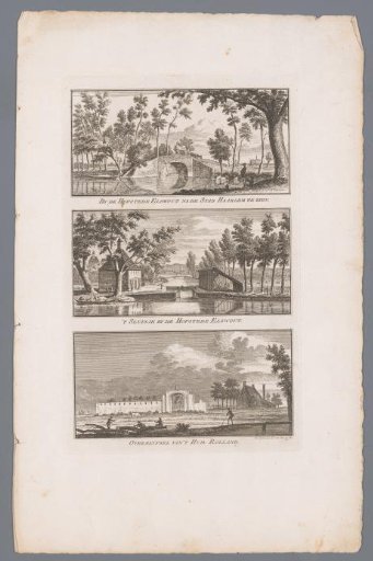 Views of the Hofstede Elswout and Huis Rolland at Overveen