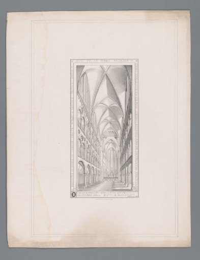 Interior of the Oude Kerk in Amsterdam