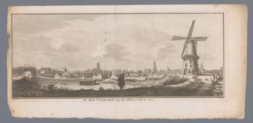 View of Utrecht from the Paardenveld, 1745
