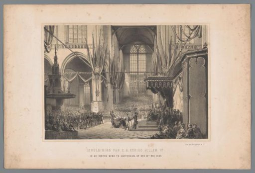 Inauguration of King William III