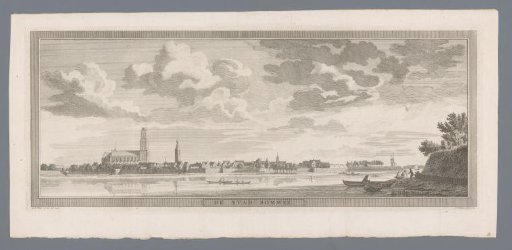 View of Zaltbommel from the Waal
