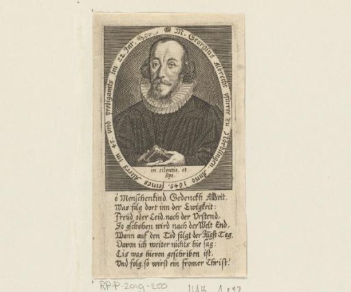 Portrait of Georg Albrecht