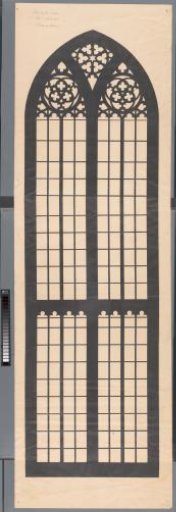 Reproduction of a design by Richard Roland Holst for a transept window for the Dom in Utrecht