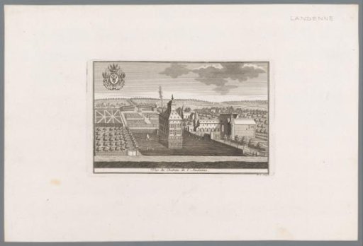 View of the Castle of Landenne