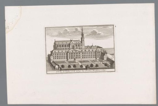 View of the Collège and Isle in Liège