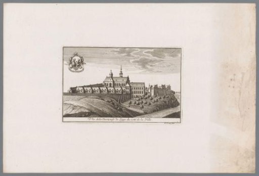 View of the Carthusian Monastery of Liège on Mont Cornillon