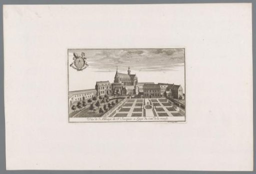 View of the Abbey of Saint-Jacques in Liège