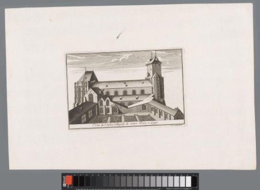 View of Saint Dionysius Church in Liège