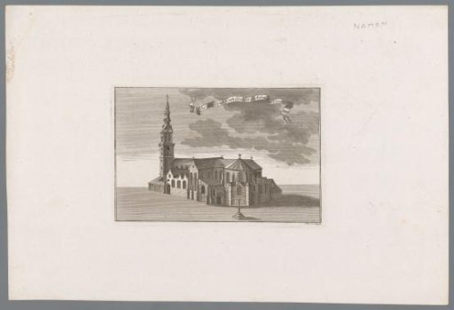 View of St. Alban's Cathedral in Namur
