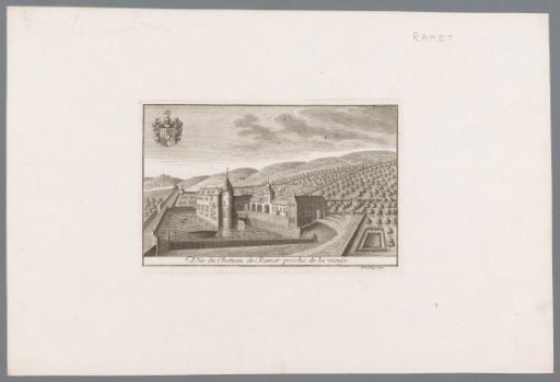 View of the castle at Ivoz-Ramet