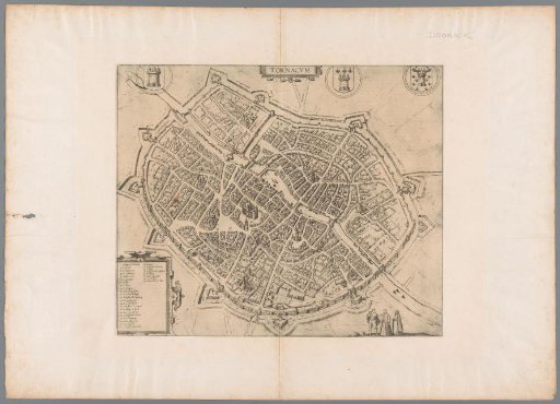 Map of Tournai