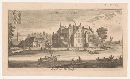 View of the Castle of Duffel near Antwerp
