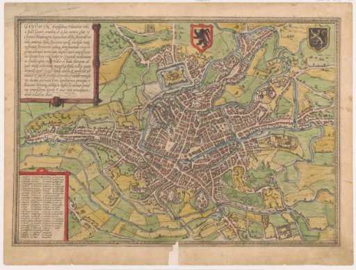 Map of Ghent