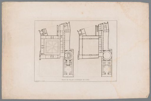 Plans of the Aula Academica in Ghent