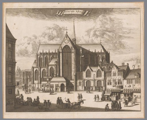 View of the New Church in Amsterdam