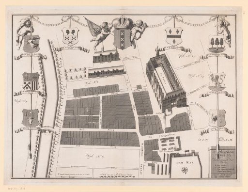 Plan of District VII in Amsterdam, under the direction of Captain Jan de Lange
