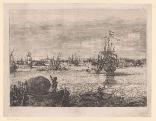 View of Amsterdam from the IJ