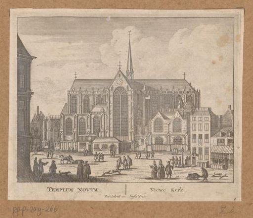 View of the New Church in Amsterdam