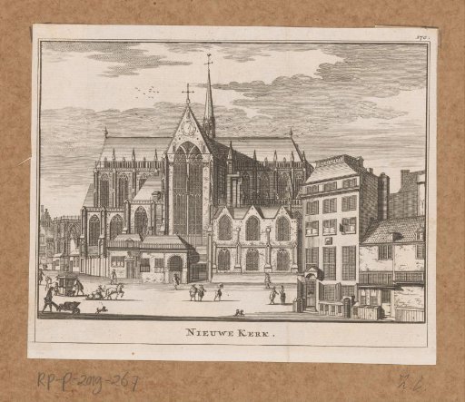 View of the New Church in Amsterdam