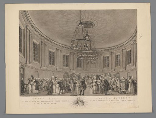 Concert hall in Felix Meritis, 1789