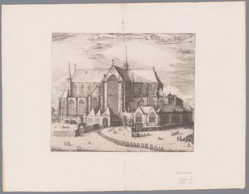 View of the New Church in Amsterdam