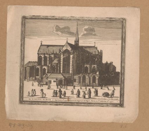 View of the New Church in Amsterdam