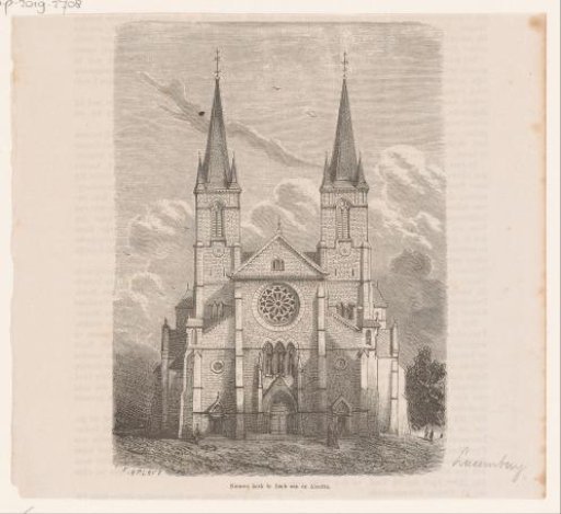 View of the New Church in Esch-sur-Alzette