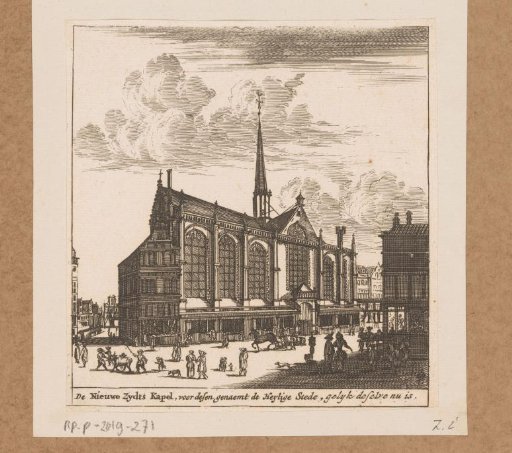 View of the Nieuwezijds Chapel in Amsterdam