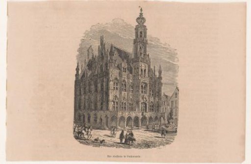 View of the town hall of Oudenaarde