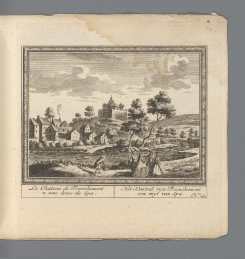 View of the castle of Franchimont