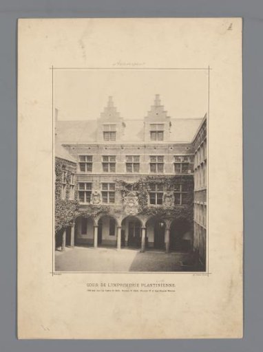 Courtyard of the Plantin Press in Antwerp
