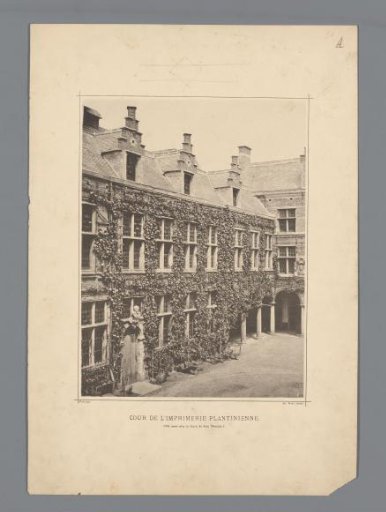 Courtyard of the Plantin Press in Antwerp