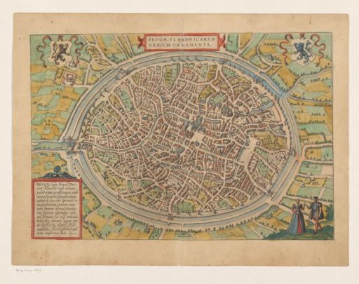 Map of Bruges