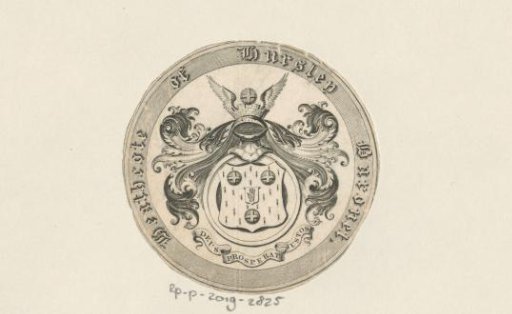 Ex libris of Heathcote of Hursley Baronet