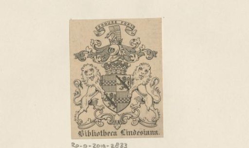 Ex libris of Bibliotheca Lindesiana