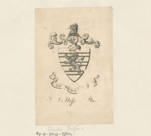 Ex libris of Charles Wil[...] M[...]