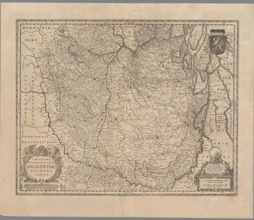 Map of the Duchy of Brabant