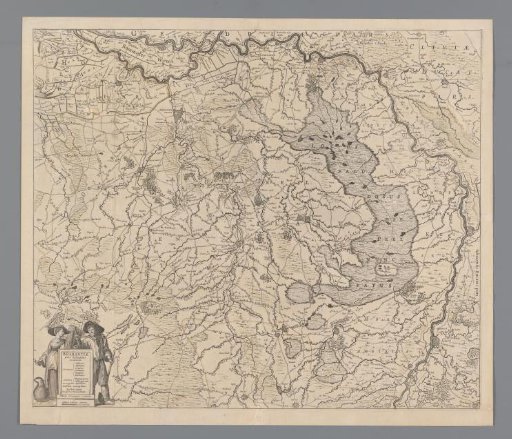 Map of the eastern part of Brabant