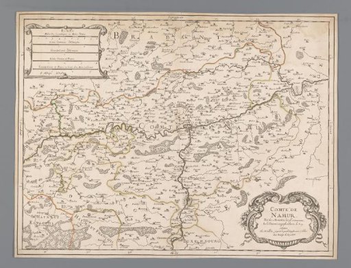 Map of the County of Namur