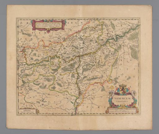 Map of the County of Namur