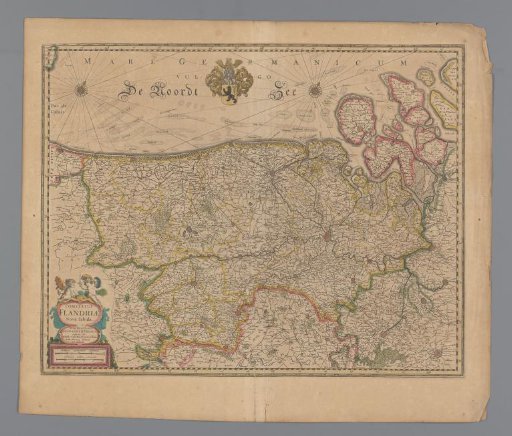 Map of the County of Flanders