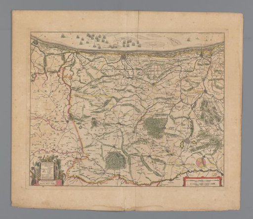 Map of the Western Part of Flanders