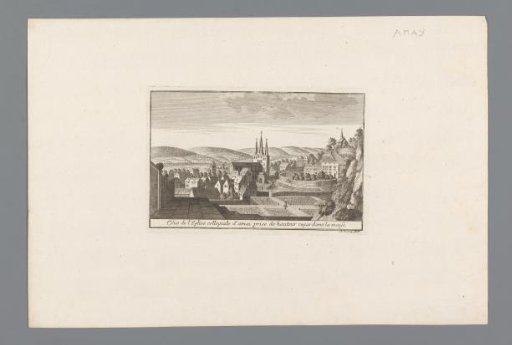 View of the Collegiate Church of St. George and St. Oda at Amay