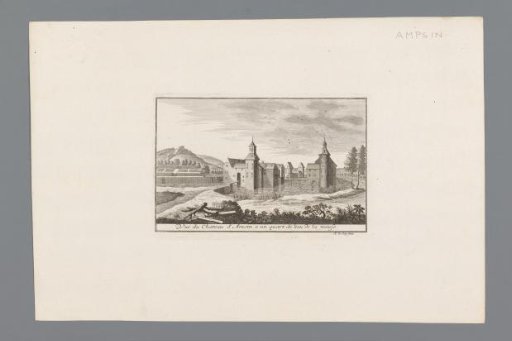 View of the castle at Ampsin