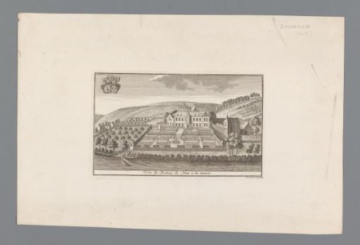 View of the castle at Annevoie