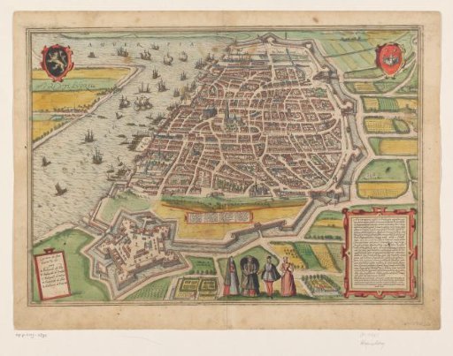 Map of Antwerp