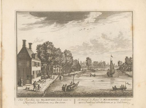 View of Oud-Maarseveen on the Vecht